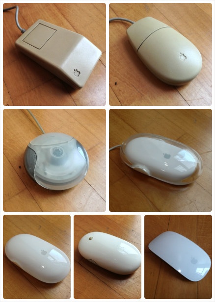 evolucion de los ratones Apple